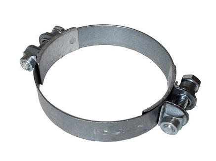 050 052064 ХОМУТ 2Х БОЛТОВОЙ D=64 S=20, ОЦИНКОВКА